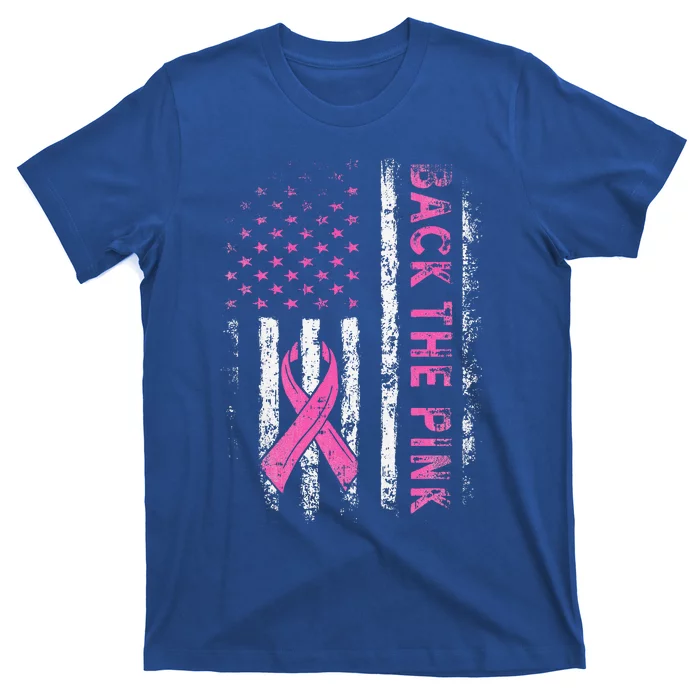 Back The P.I.N.K. Breast Cancer Awareness Flag T-Shirt