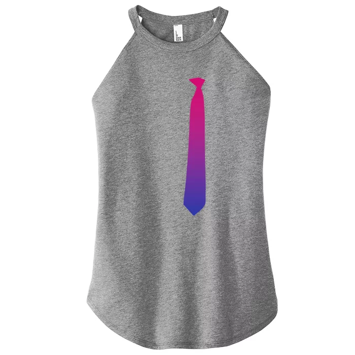 Bisexuality Tie Pride Funny Lgbt Equality Awareness Humor Gift Women’s Perfect Tri Rocker Tank