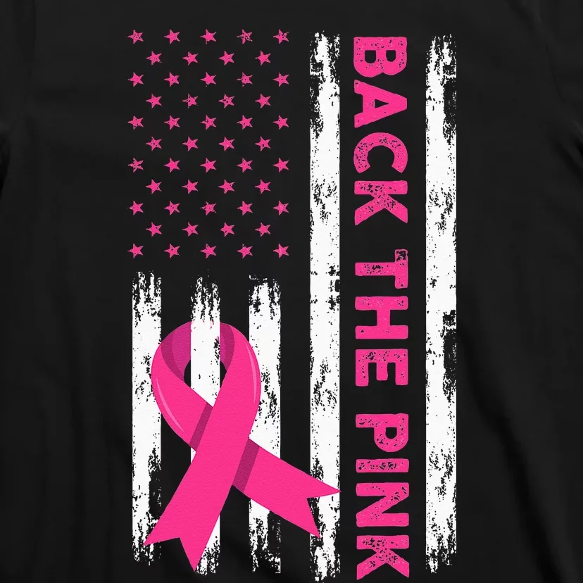 Back The Pink Breast Cancer Awareness T-Shirt