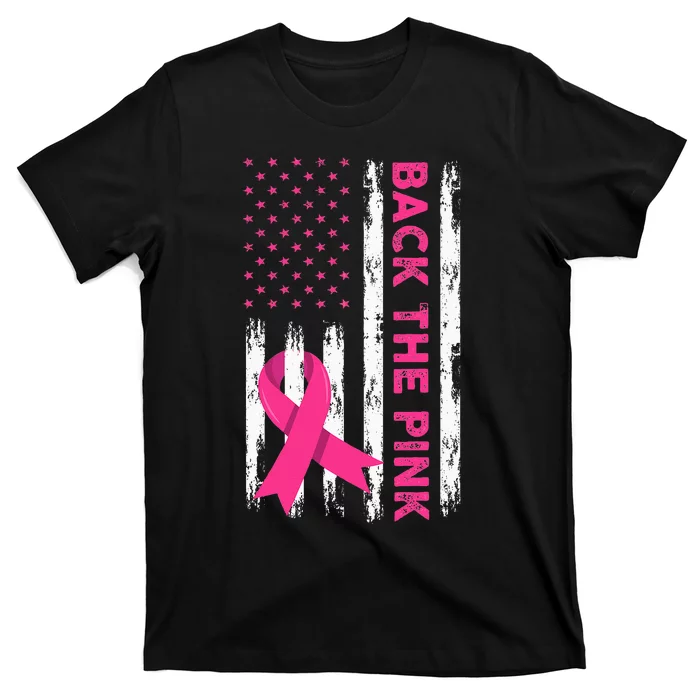 Back The Pink Breast Cancer Awareness T-Shirt