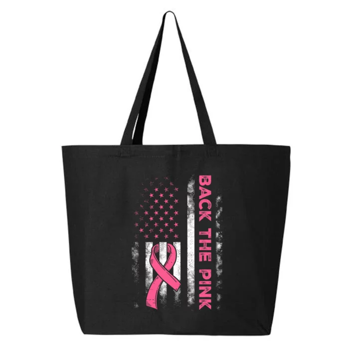 Back The P.I.N.K. Us Flag Breast Cancer Awareness 25L Jumbo Tote