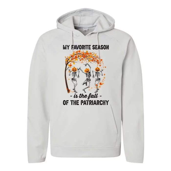 Burn The Patriarchy Funny Feminist Halloween Gift Performance Fleece Hoodie