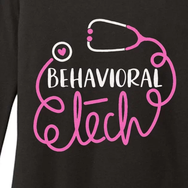 Behavioral Tech Psychiatric Technician Mental Health Tech Womens CVC Long Sleeve Shirt