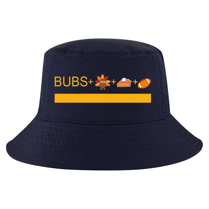 Bubs Turkey Pie And Football Cool Gift Cool Comfort Performance Bucket Hat