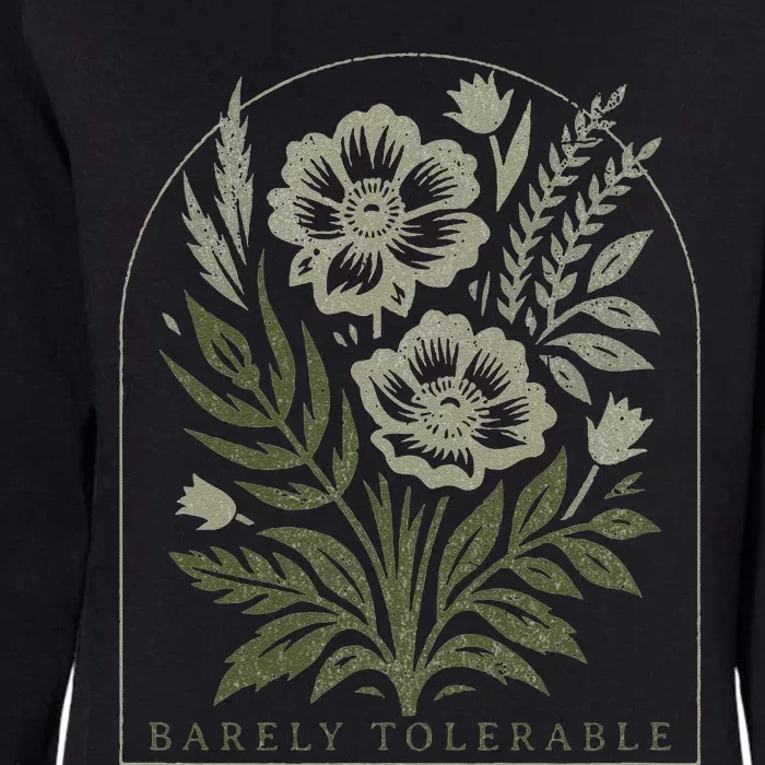 Barely Tolerable Pride And Prejudice Jane Austen Womens California Wash Sweatshirt