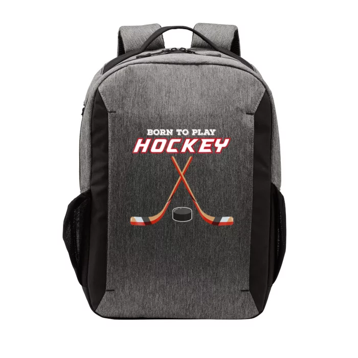 Born To Play Hockey Vector Backpack