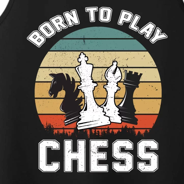 Born To Play Chess Performance Tank