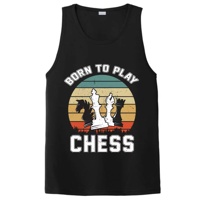 Born To Play Chess Performance Tank