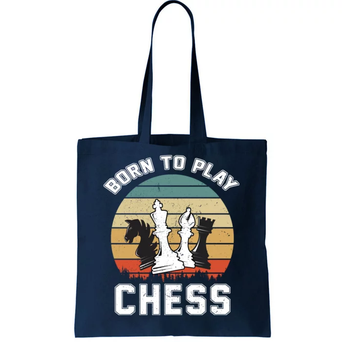 Born To Play Chess Tote Bag