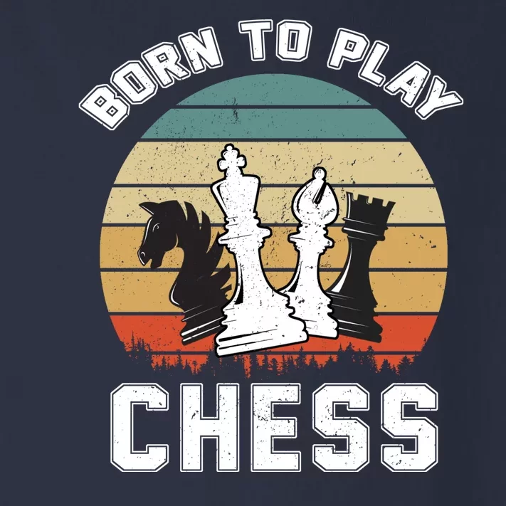 Born To Play Chess Toddler Long Sleeve Shirt