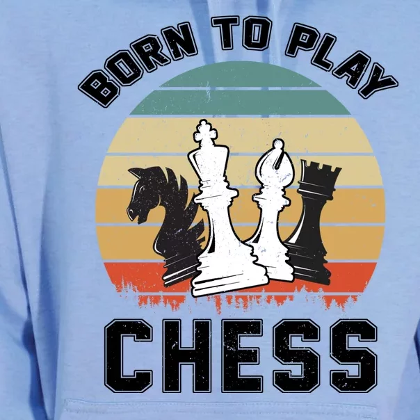 Born To Play Chess Unisex Surf Hoodie