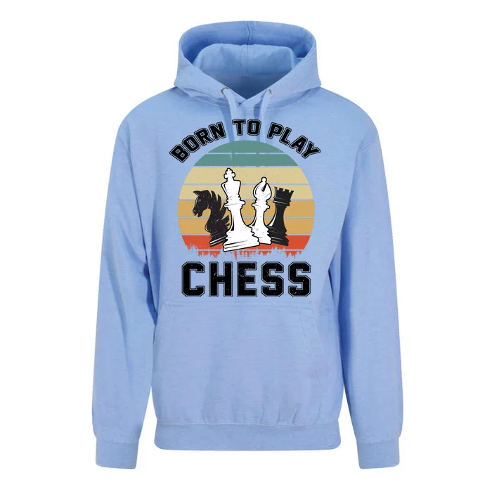 Born To Play Chess Unisex Surf Hoodie