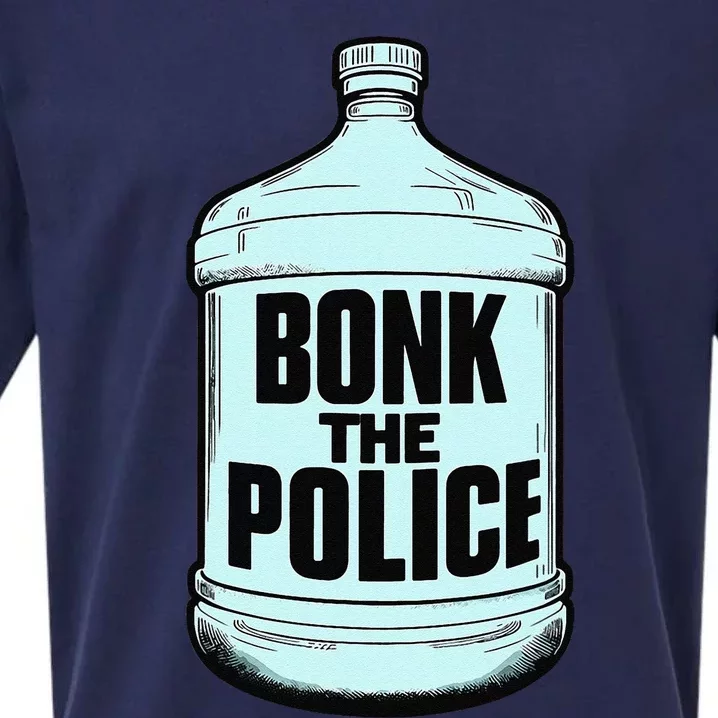 Bonk The Polic.E Funny Bonk Man Bonk The Sueded Cloud Jersey T-Shirt