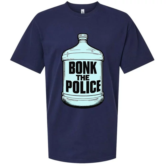 Bonk The Polic.E Funny Bonk Man Bonk The Sueded Cloud Jersey T-Shirt