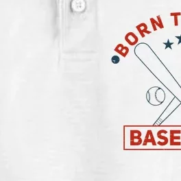 Born To Play Baseball Dry Zone Grid Performance Polo