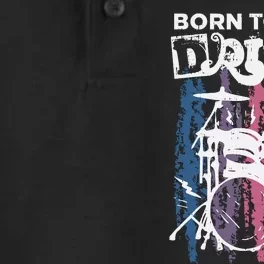 Born To Play Drums Drumming Rock Music Band Drummer Gift Dry Zone Grid Performance Polo