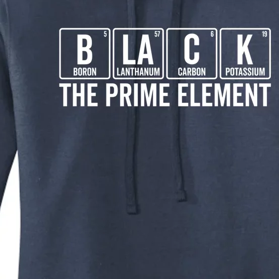 Black The Prime Elet Juneteenth Black History Month Funny Gift Women's Pullover Hoodie