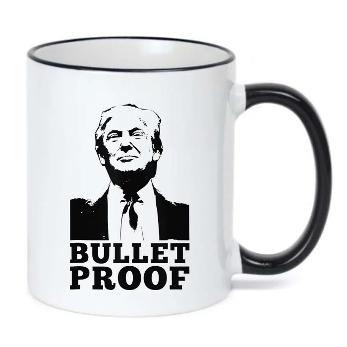 Bulletproof Trump President Bulletproof Trump Black Color Changing Mug