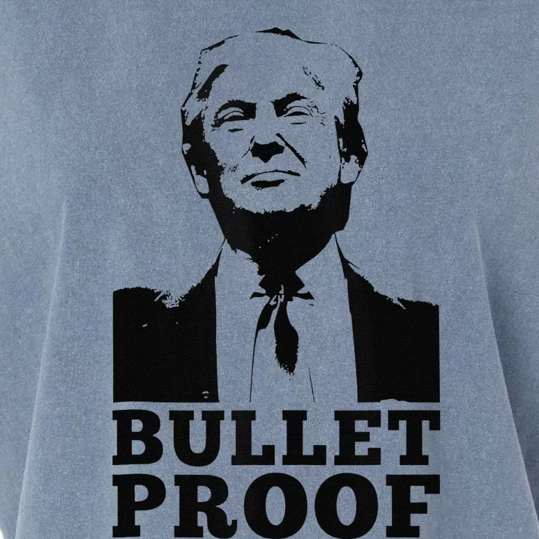 Bulletproof Trump President Bulletproof Trump Garment-Dyed Women's Muscle Tee