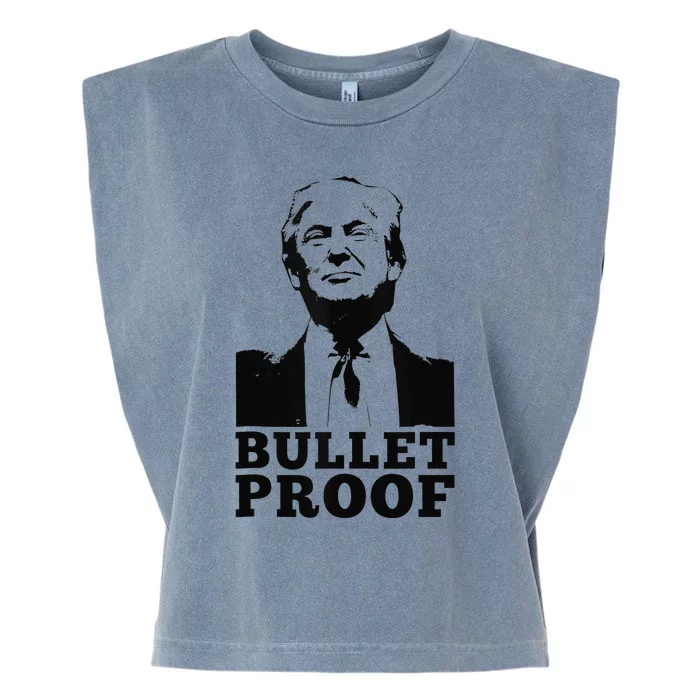 Bulletproof Trump President Bulletproof Trump Garment-Dyed Women's Muscle Tee