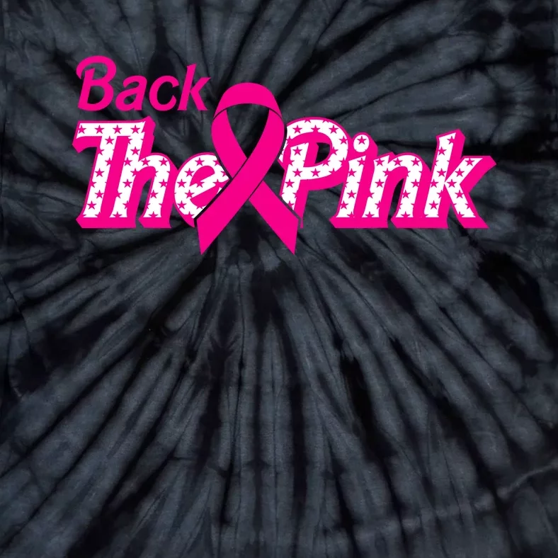 Back The Pink Breast Cancer Support Cancer Warrior Tie-Dye T-Shirt