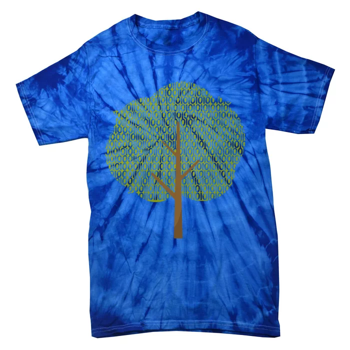 Binary Tree Programmer Software Developer Engineer Coder Cool Gift Tie-Dye T-Shirt