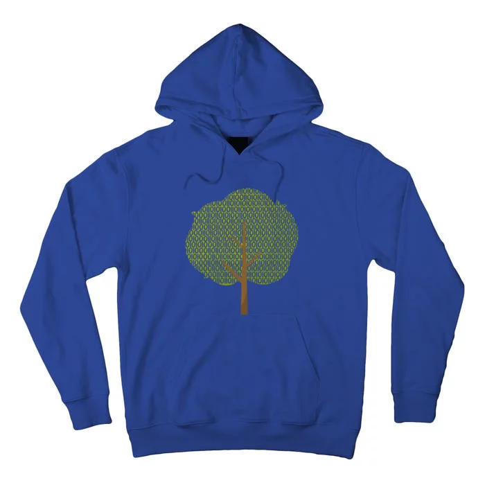 Binary Tree Programmer Software Developer Engineer Coder Cool Gift Tall Hoodie