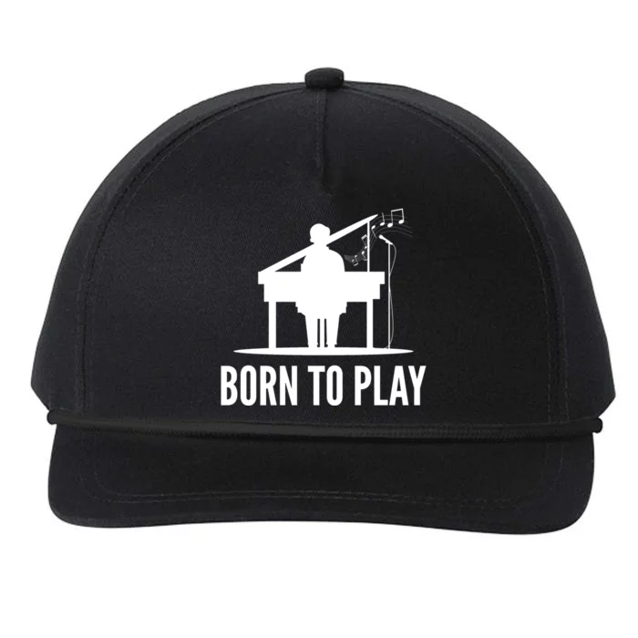 Born To Play Music Teacher Cool Gift Snapback Five-Panel Rope Hat