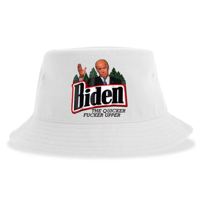 Biden The Quicker Fer Upper Sustainable Bucket Hat