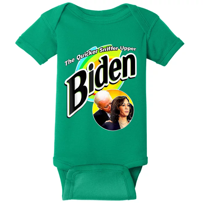 Biden The Quicker Sniffer Upper Baby Bodysuit