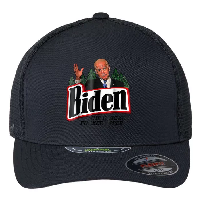 Biden The Quicker F'er Upper Flexfit Unipanel Trucker Cap