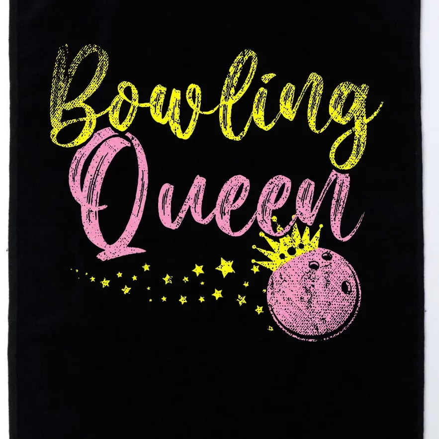 Bowling Team Queen Gift Bowling Platinum Collection Golf Towel