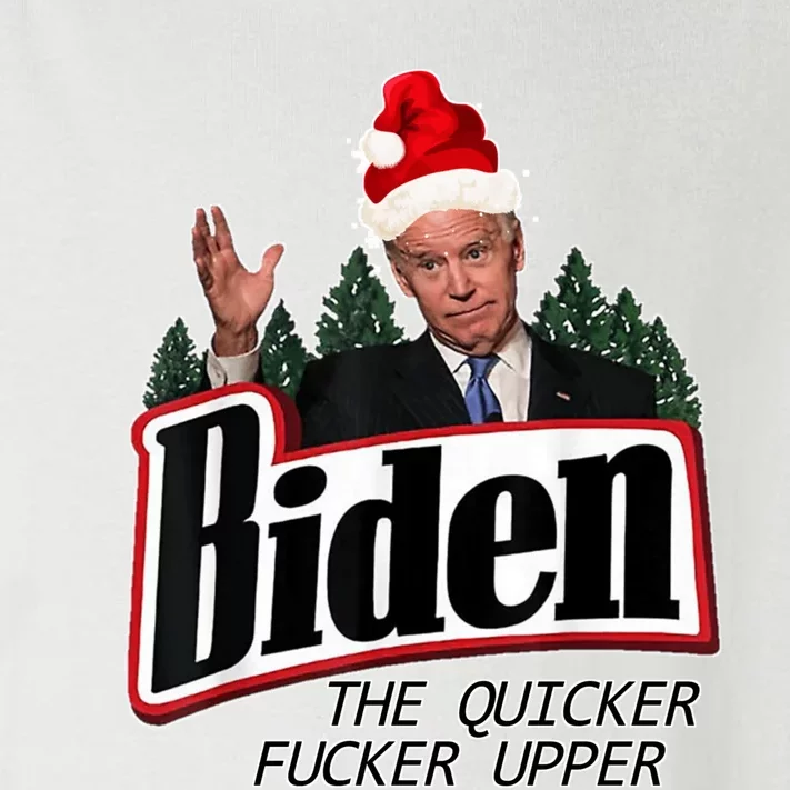 Biden The Quicker Fucker Upper. Toddler Long Sleeve Shirt