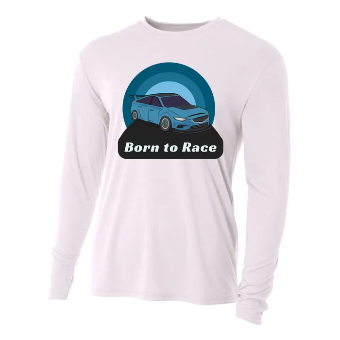 Born To Race Car Cooling Performance Long Sleeve Crew