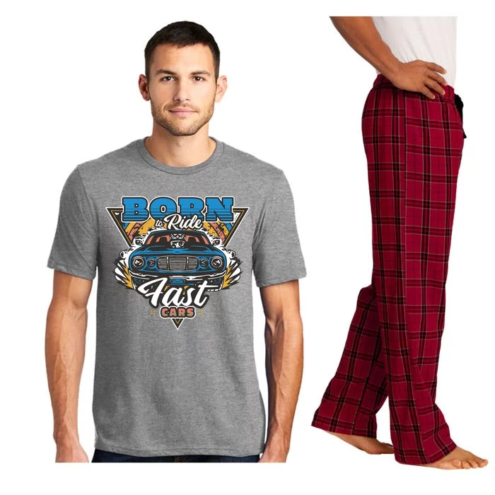 Born To Ride Fast Cars Pajama Set