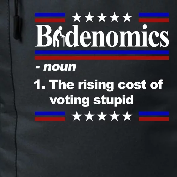 Bidenomics The Rising Cost Of Voting Stupid Funny Anti Joe Biden Daily Commute Backpack