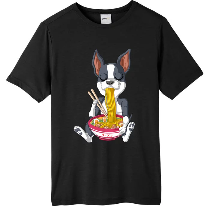 Boston Terrier Ramen ChromaSoft Performance T-Shirt