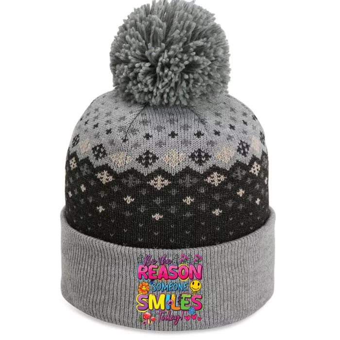 Be The Reason Someone Smiles Today The Baniff Cuffed Pom Beanie