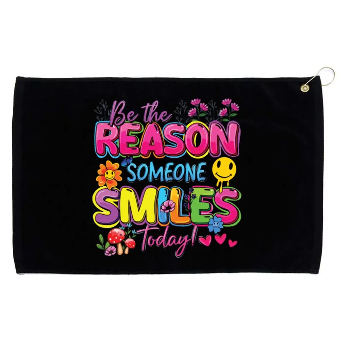 Be The Reason Someone Smiles Today Grommeted Golf Towel