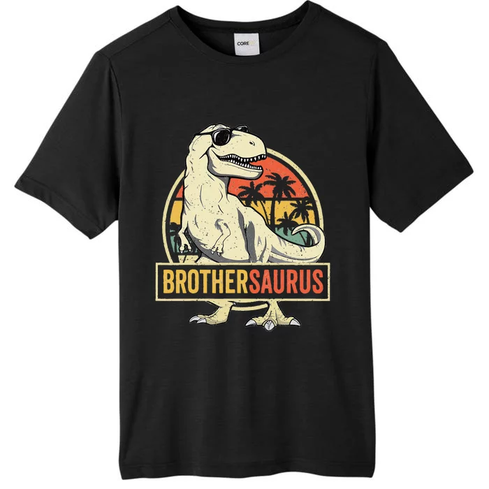 Brothersaurus T Rex Dinosaur Brother Saurus Family Matching ChromaSoft Performance T-Shirt