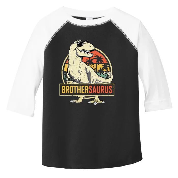 Brothersaurus T Rex Dinosaur Brother Saurus Family Matching Toddler Fine Jersey T-Shirt