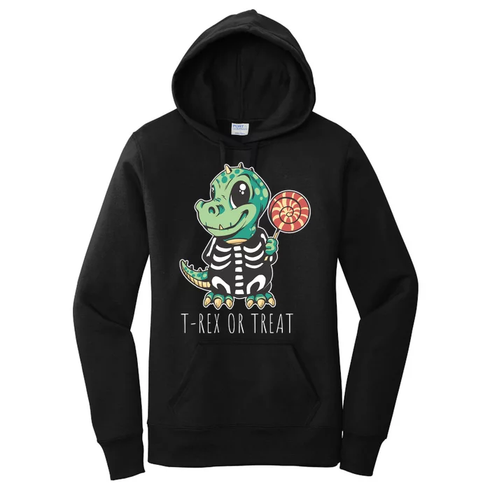 Baby T Rex Dinosaur Skeleton Women's Pullover Hoodie