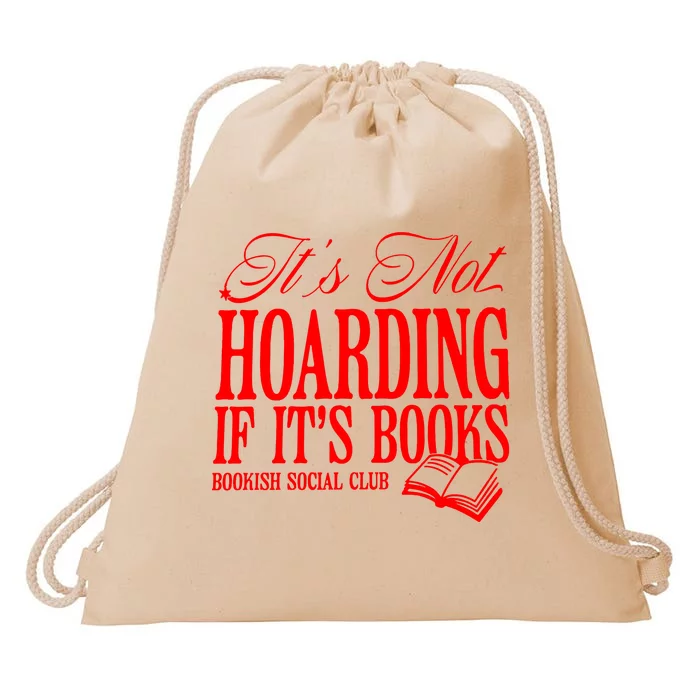 Born To Read Bookish Quote Gift For Reader Book Club Drawstring Bag