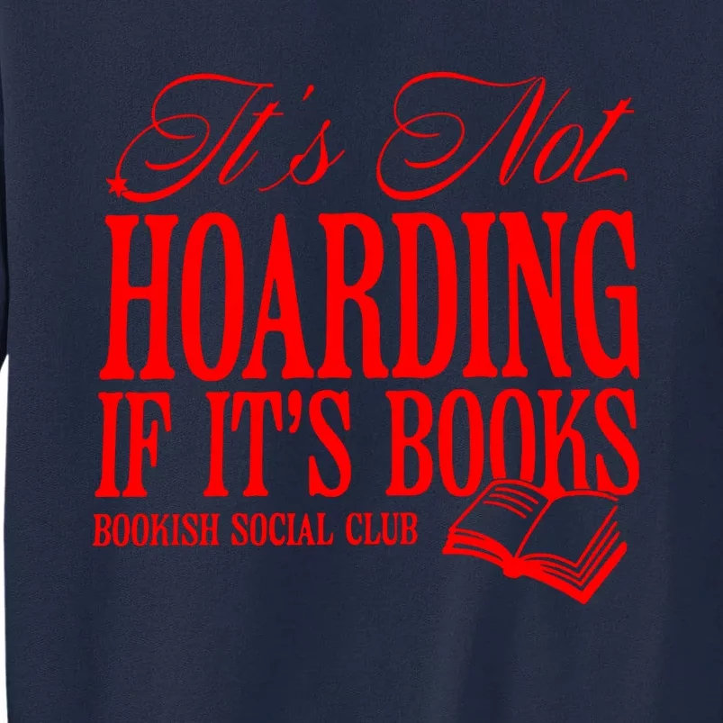 Born To Read Bookish Quote Gift For Reader Book Club Tall Sweatshirt