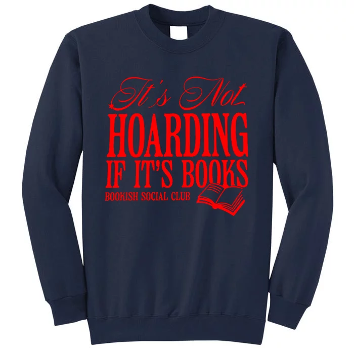 Born To Read Bookish Quote Gift For Reader Book Club Tall Sweatshirt