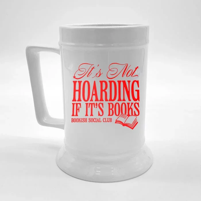 Born To Read Bookish Quote Gift For Reader Book Club Front & Back Beer Stein