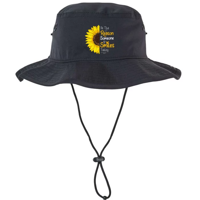 Be The Reason Someone Smiles Today Sunflower Inspirational Legacy Cool Fit Booney Bucket Hat