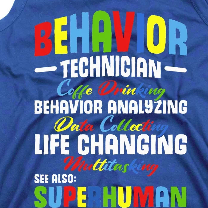 Behavioral Tech RBT Therapist Behavior Science Tank Top