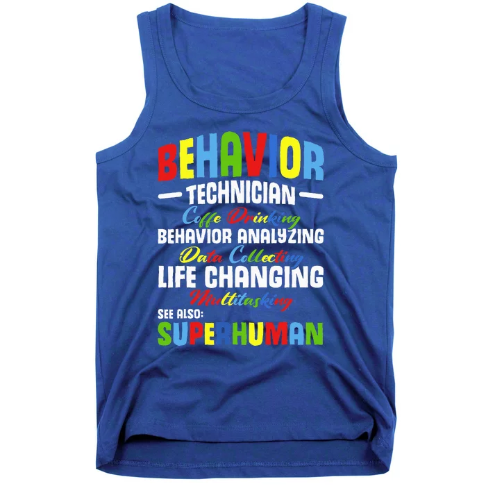 Behavioral Tech RBT Therapist Behavior Science Tank Top