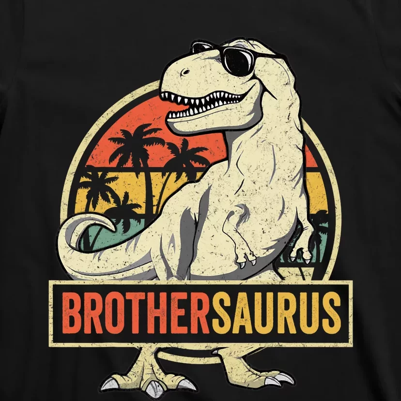 Brothersaurus T Rex Dinosaur Brother Saurus Family Matching T-Shirt